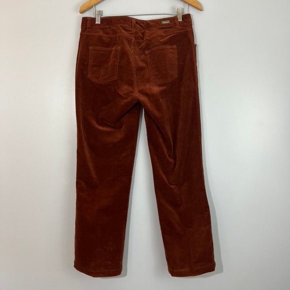 Woolrich Rust-Colored Microcord Mid-Rise Pants - Picture 2 of 4